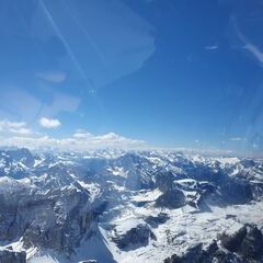 Flugwegposition um 11:51:30: Aufgenommen in der Nähe von 32040 Comelico Superiore, Belluno, Italien in 3713 Meter